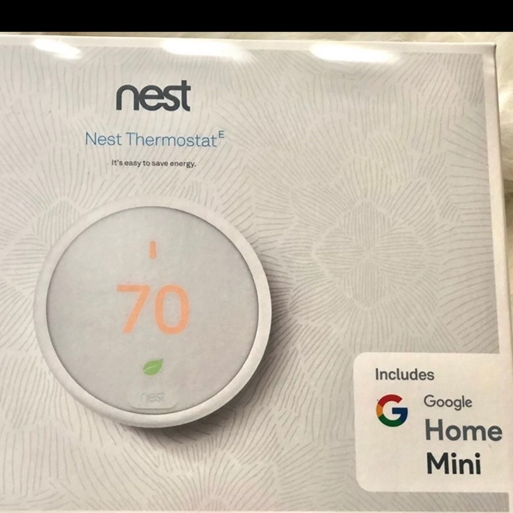 Nest Thermostat E/ Home Mini Bundle
